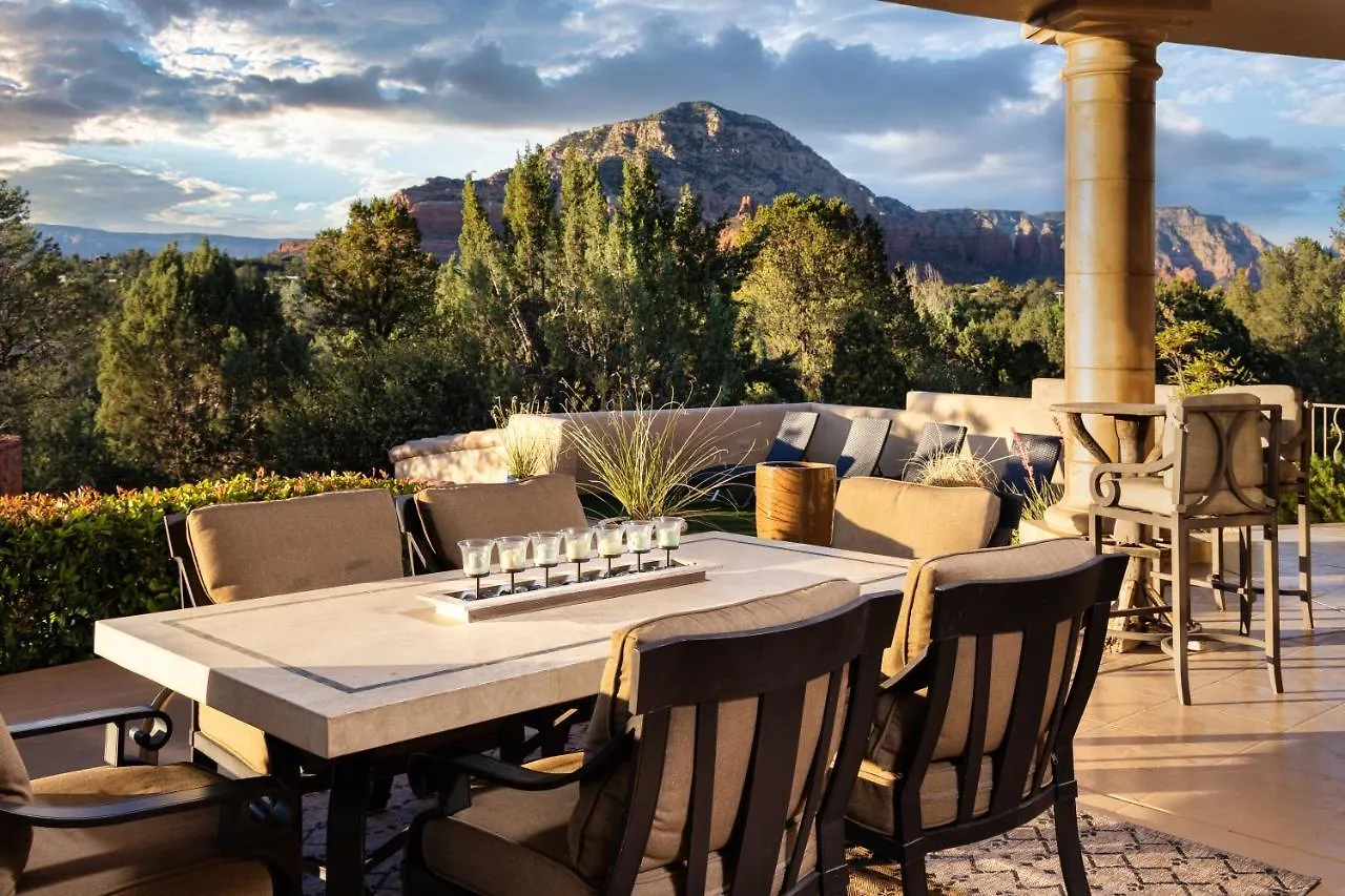 度假居 Palatial Paradise With Breathtaking Views Of Red Rock And Stunning Infinity Pool 塞多纳
