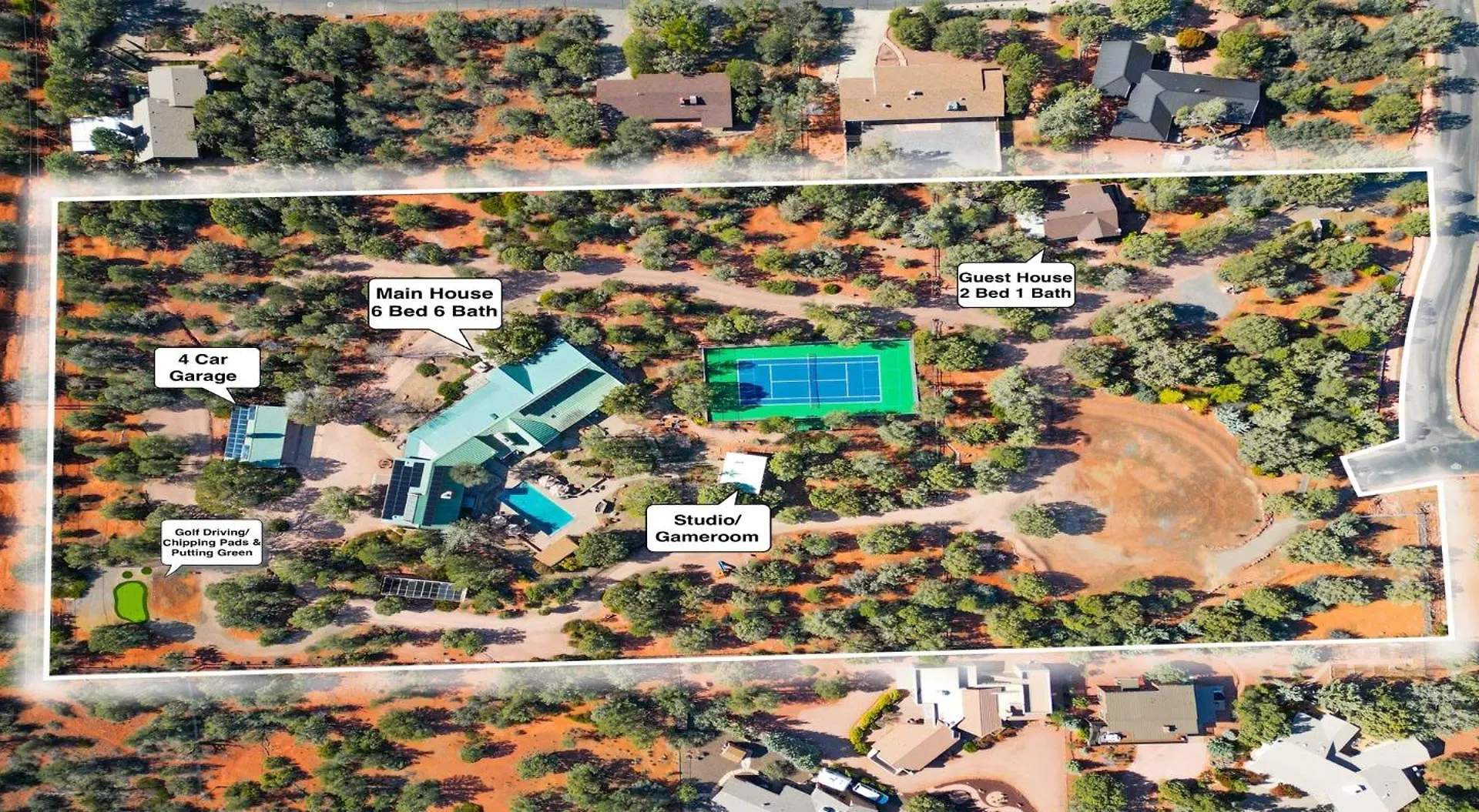 Grand Estate With Pool, Tennis, Pickleball Court, 24 Guests Casa de Férias *