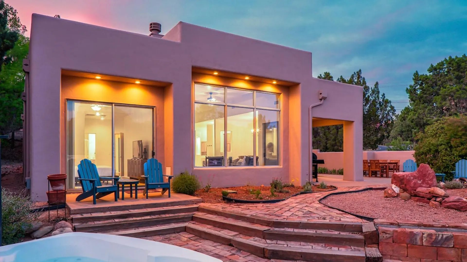 Brewer Road Private Hot Tub Stunning Red Rock Views Modern Southwestern Charm Prázdninový dům *